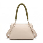 Borsa a Mano in Polyurethane Beige