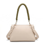 Borsa a Mano in Polyurethane Beige