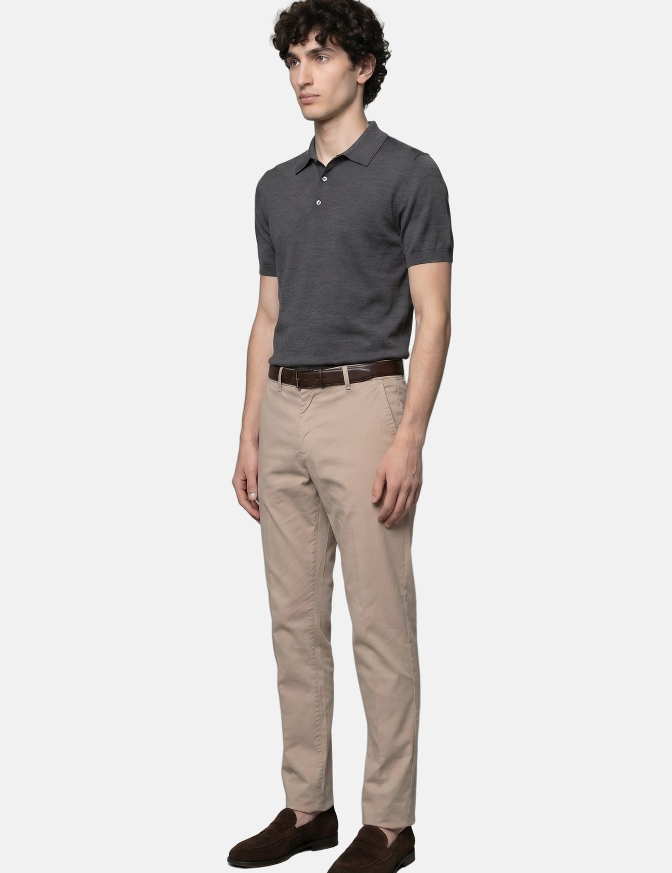 Jeans in Cotone Beige