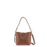 Schultertasche aus echtem Leder