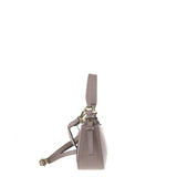 Borsa a Spalla in Vera Pelle Taupe