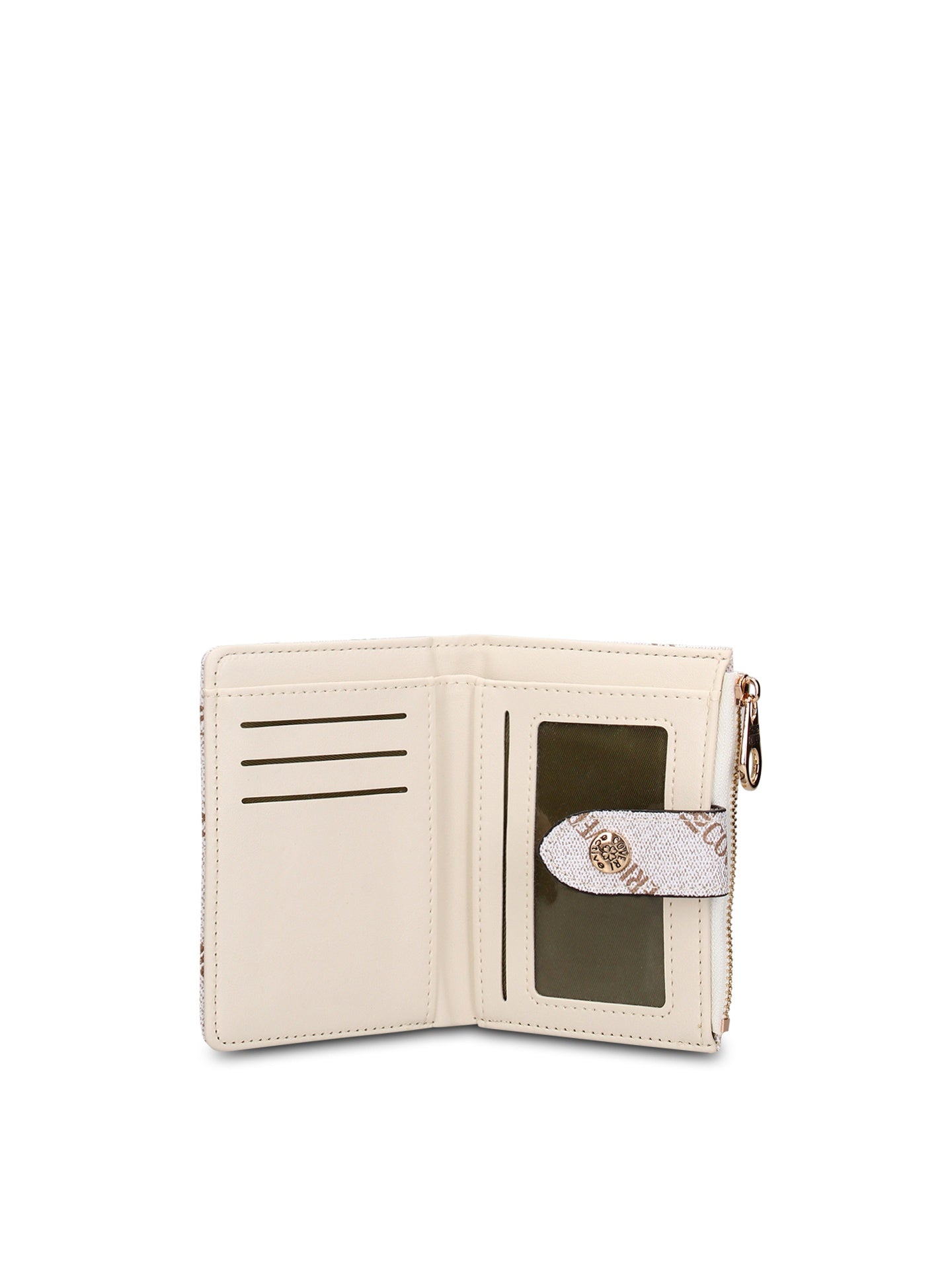 Portafoglio in Pelle Vegana Beige