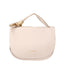 Borsa a Spalla in Vera Pelle Beige Braccialini