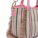 Borsa Shopper in Cotone Rosa