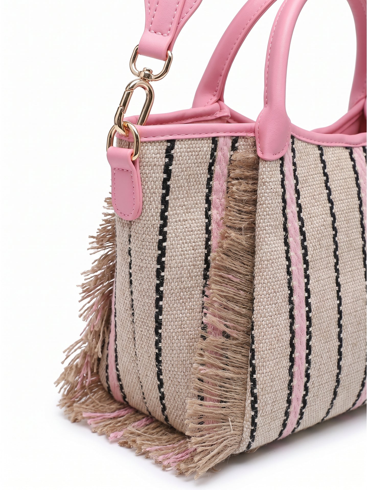 Borsa Shopper in Cotone Rosa