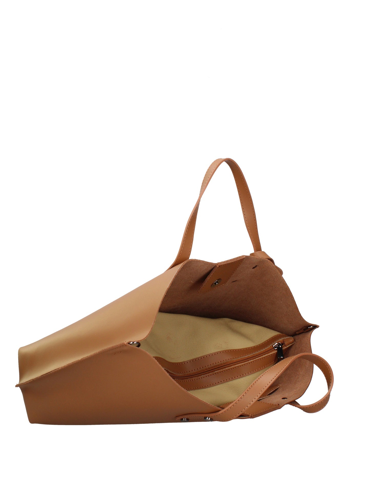 Borsa a Mano in Ruga Leather Cognac