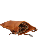 Borsa a Tracolla in Vera Pelle Marrone
