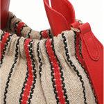 Borsa Shopper in Cotone Rosso
