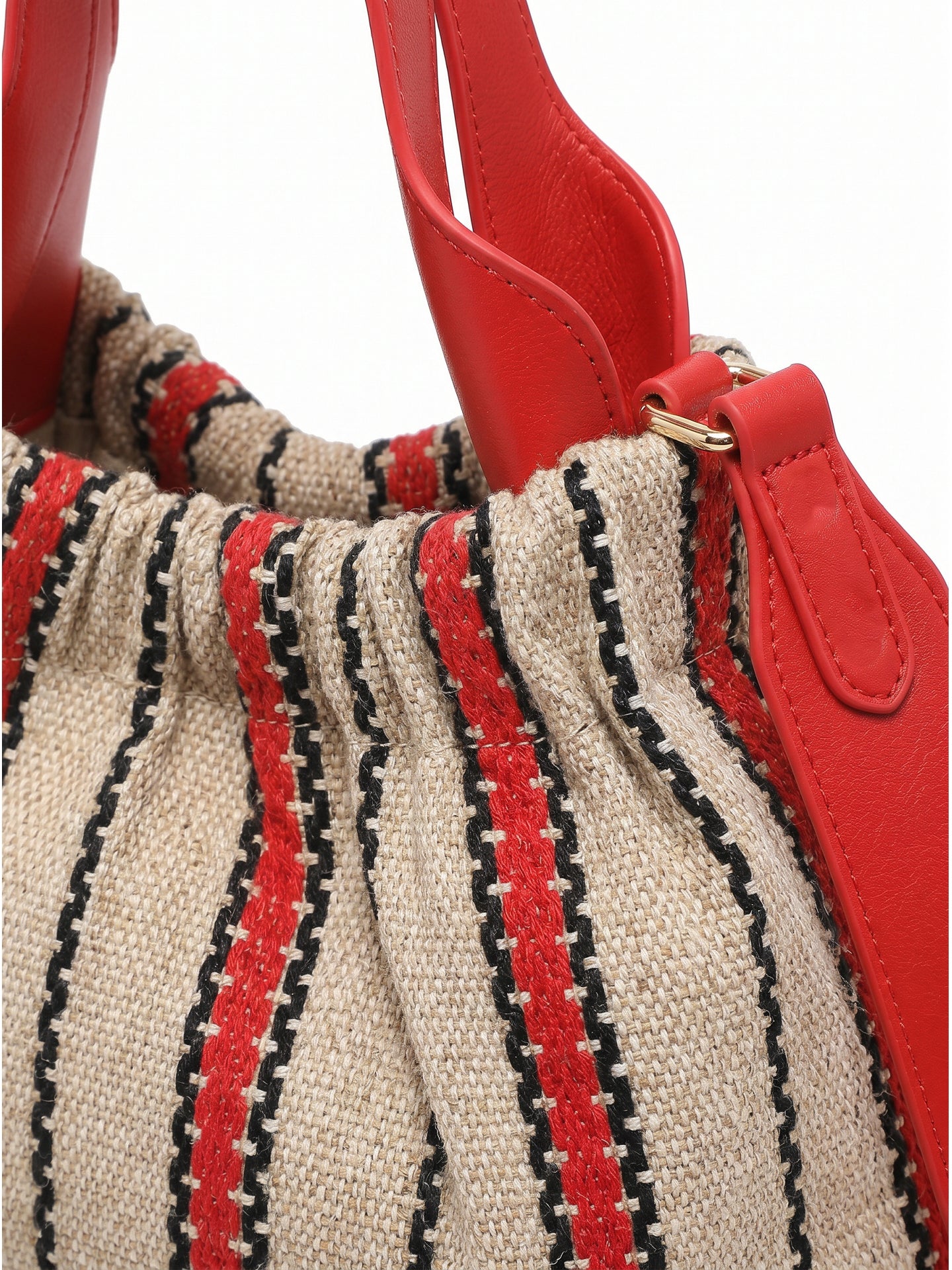 Borsa Shopper in Cotone Rosso