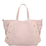 Borsa a Mano in Vera Pelle Cipria