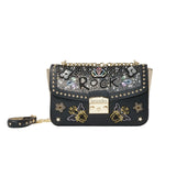 Borsa a Tracolla in Pelle Vegana Nero Braccialini