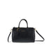 Borsa a Bauletto in Vera Pelle Nero Pierre Cardin