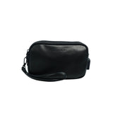 Borsa a Mano Uomo Velours Chic in Pelle Vegana Black Momo Design