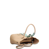 Borsa a Mano in Pelle Vegana Taupe