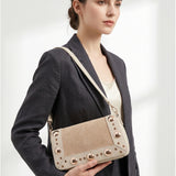 Borsa a Tracolla in Pelle Vegana Beige