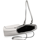 Borsa a Spalla in Pelle Vegana Bianco