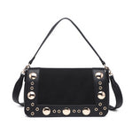 Borsa a Tracolla in Pelle Vegana Nero