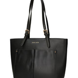 Borsa a Spalla in Pelle Vegana Nero