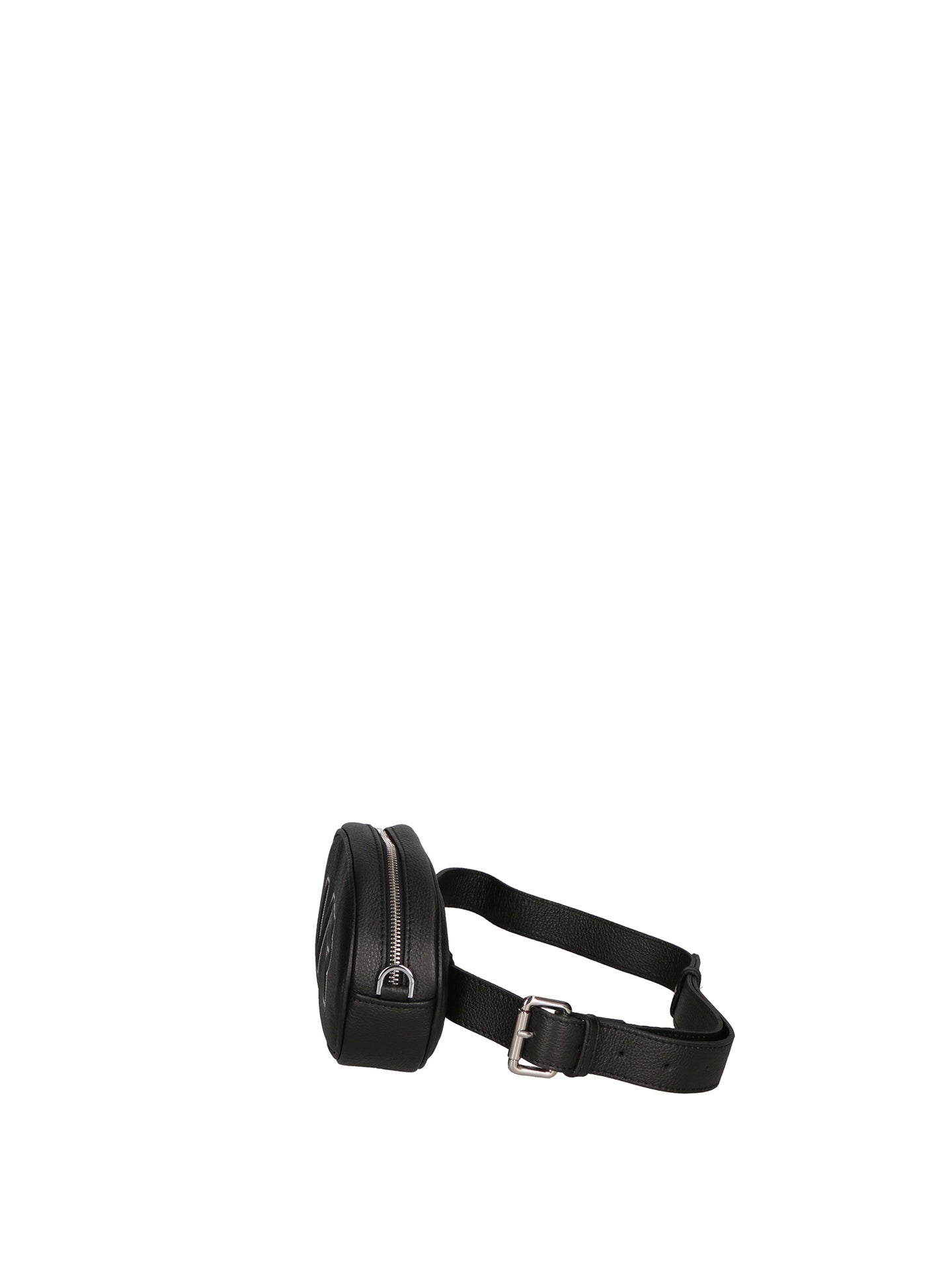 Borsa a Tracolla in Dollaro Leather Nero