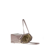 Borsa a Spalla in Vera Pelle Taupe