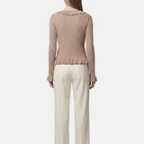 Vestito in Poliestere Taupe