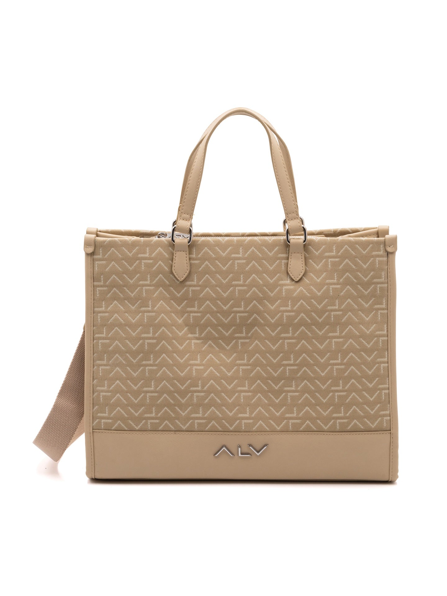 Borsa Shopper da donna ALV - Bianco