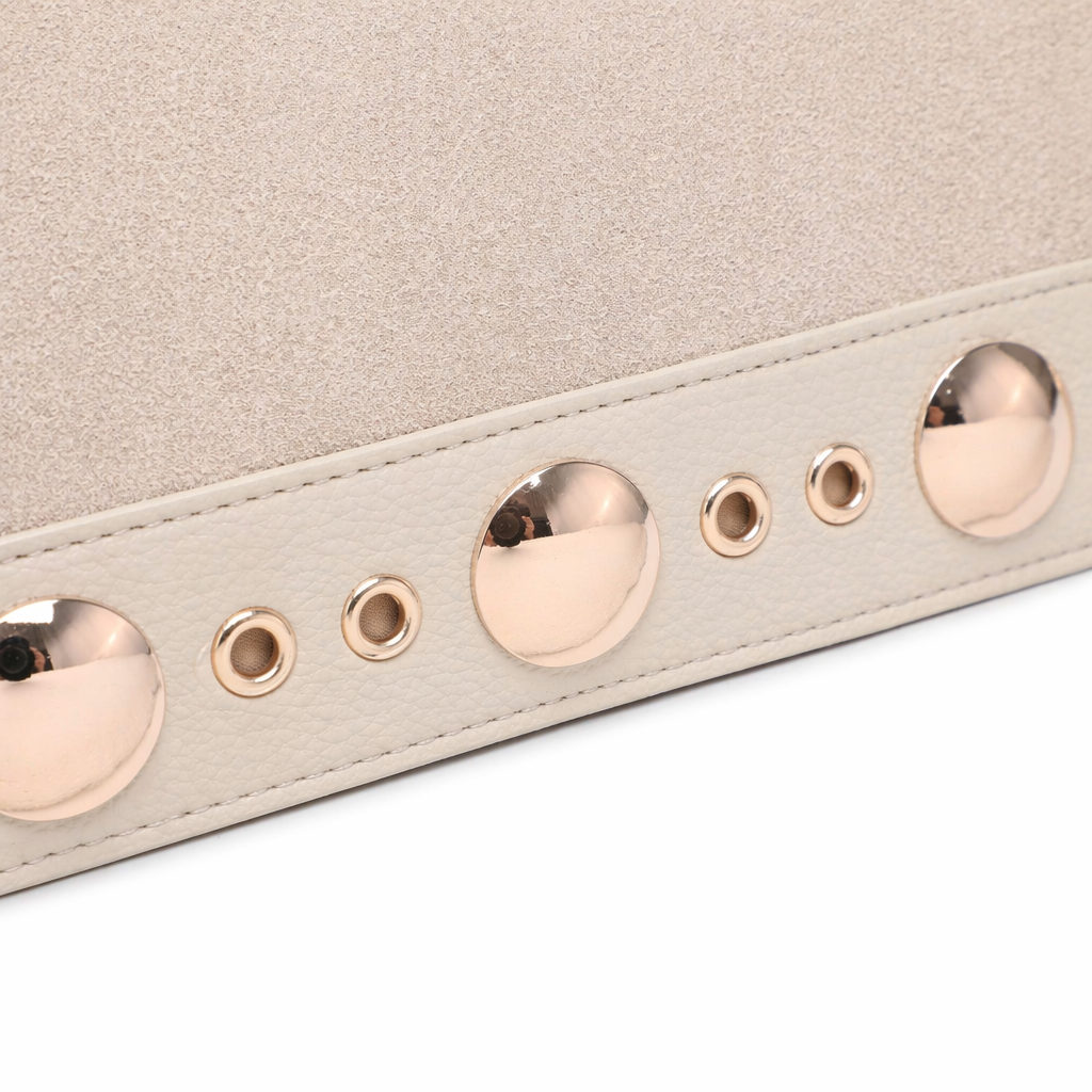 Borsa a Tracolla in Pelle Vegana Beige