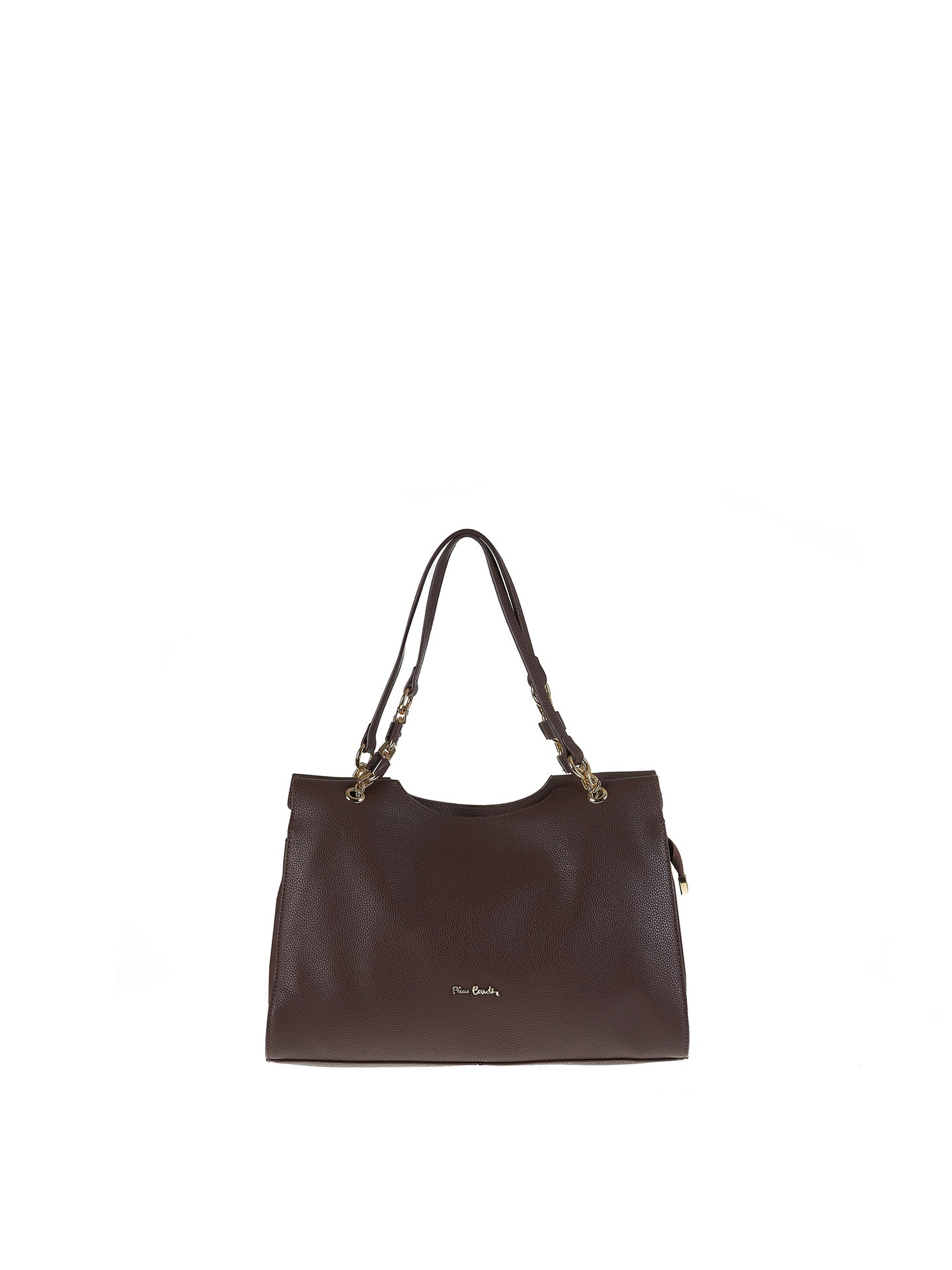 Borsa a Spalla in Vera Pelle Testa di Moro Pierre Cardin