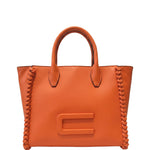 Borsa a mano in Pelle Vegana Arancione CUSTO BARCELONA