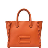 Borsa a mano in Pelle Vegana Arancione CUSTO BARCELONA