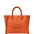 Borsa a mano in Pelle Vegana Arancione CUSTO BARCELONA