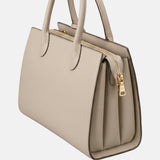 Borsa a mano in Pelle Vegana Beige