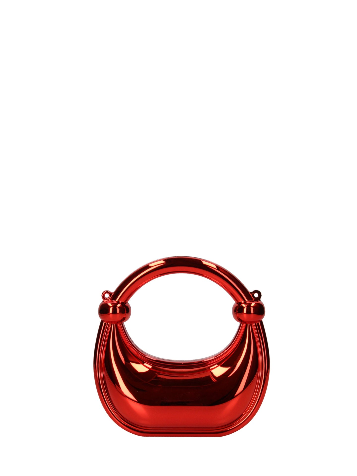 Borsa a Tracolla in Pvc Rosso Chiara Ferretti