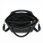 Borsa a Mano in Polyurethane Nero