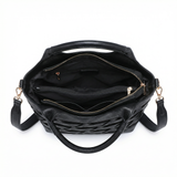 Borsa a Mano in Polyurethane Nero