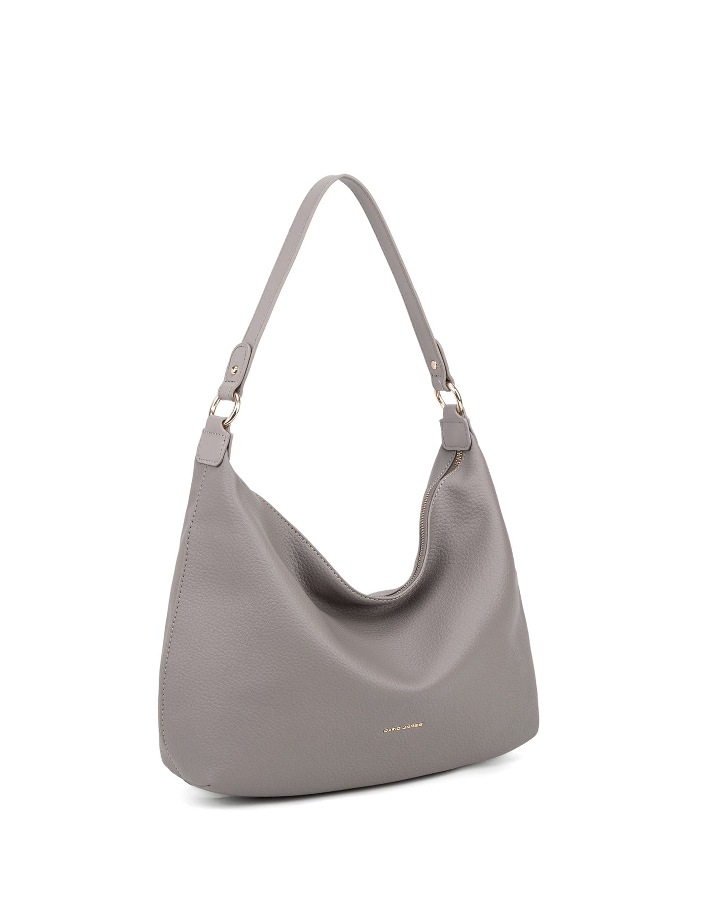 Borsa a Spalla in 100% Pu Vegan Leather Grigio