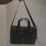 Borsa a Mano in Vera Pelle Nero