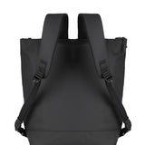Mochila negra de poliéster
