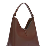 Borsa a Spalla in Pelle Ruga Cioccolato