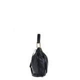 Borsa a Spalla in Vera Pelle Nero