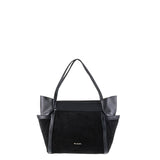 Borsa a Spalla in Vera Pelle Nero Pierre Cardin