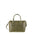 Borsa a Mano in Vera Pelle Verde Militare Pierre Cardin
