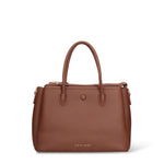 Borsa a Mano in Pelle Vegana Marrone Pierre Cardin