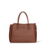 Borsa a Mano in Pelle Vegana Marrone Pierre Cardin
