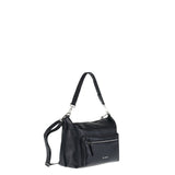 Borsa a Spalla in Vera Pelle Nero