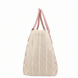 Borsa a Mano in Pelle Vegana Rosa