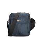 Borsa a Tracolla in 100% Pu Vegan Leather Blu