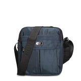 Borsa a Tracolla in 100% Pu Vegan Leather Blu