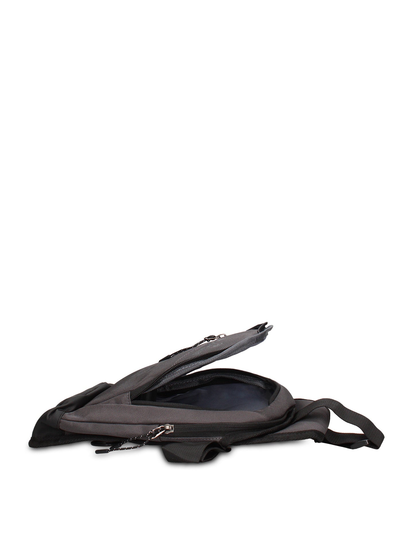 Marsupio in 100% Pu Vegan Leather Grigio Scuro