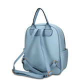 Zaino in Pelle Vegana Azzurro